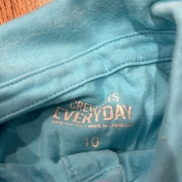 Crewcuts Everyday Boys Tee Blue Size 10 - Picture 4 of 4